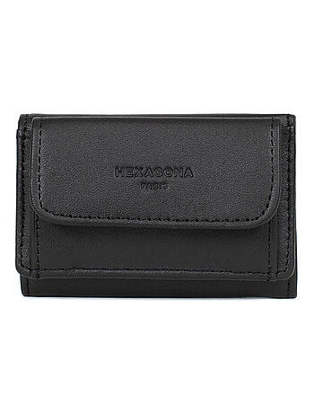 Porta carte - 2 ante - Stop RFID - Pelle SOFT