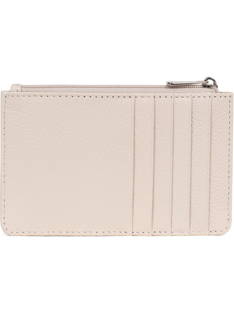 Porta-carte - pelle confort hexagona Avorio - Kiabi