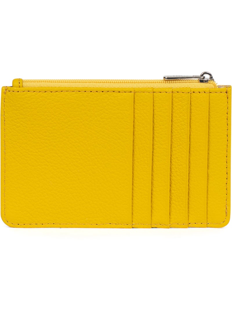 Porta-carte - pelle confort hexagona Giallo - Kiabi