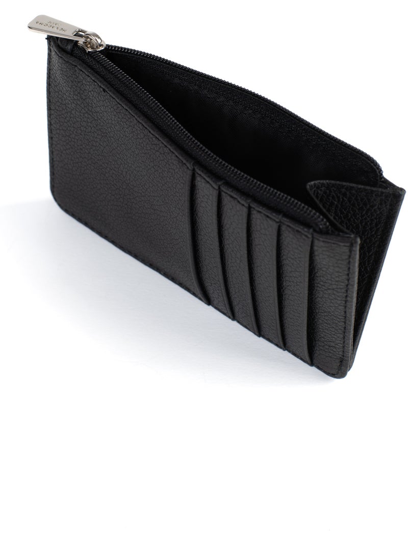 Porta-carte - pelle confort hexagona Nero - Kiabi