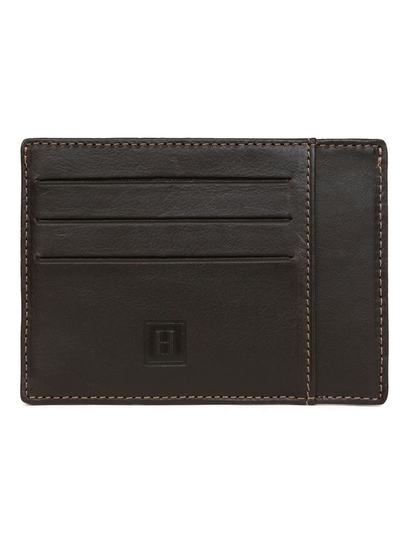Porta-carte - pelle félin hexagona Marrone - Kiabi