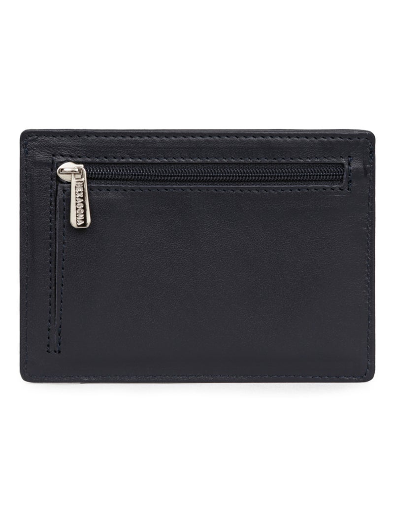 Porta-carte - pelle soft hexagona Blu marino - Kiabi