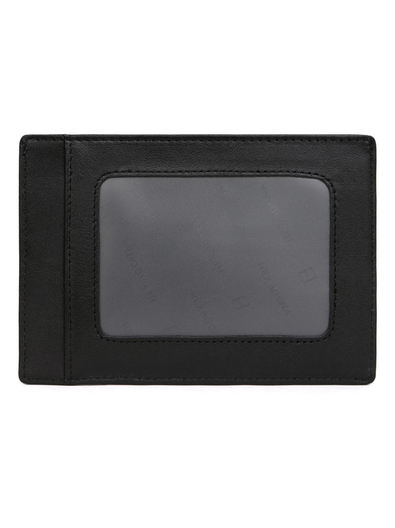 Porta-carte - pelle soft hexagona Nero - Kiabi