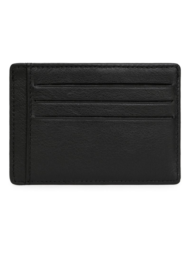 Porta-carte - Pelle SOFT Nero - Kiabi