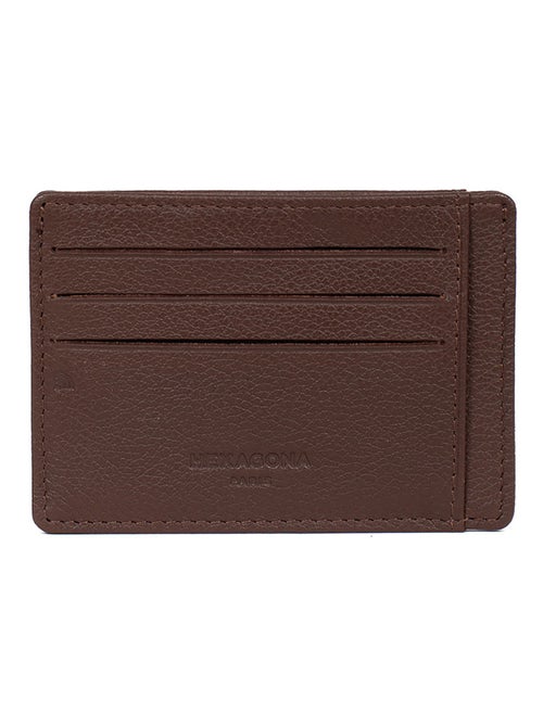 Porta carte - stop rfid - pelle confort hexagona - Kiabi