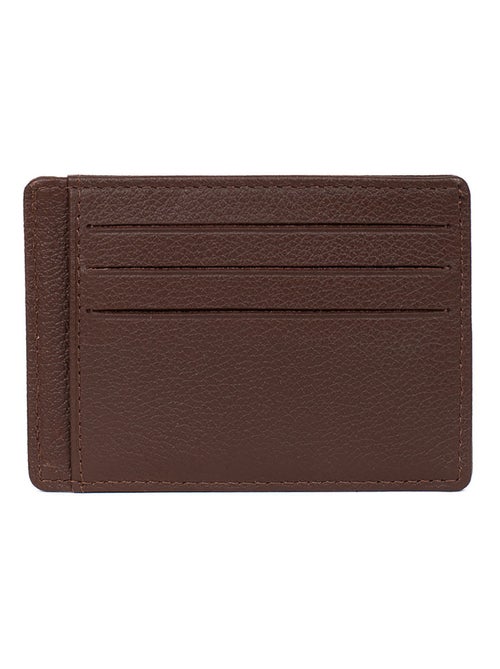 Porta carte - stop rfid - pelle confort hexagona - Kiabi