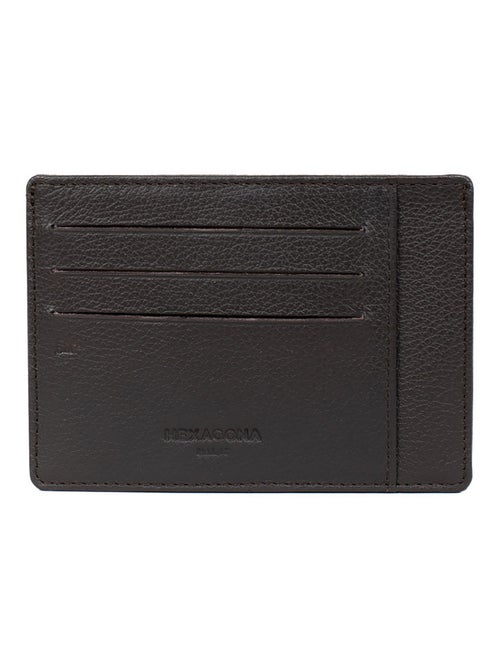 Porta carte - stop rfid - pelle confort hexagona - Kiabi