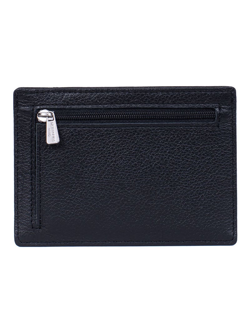 Porta carte - stop rfid - pelle confort hexagona Nero - Kiabi