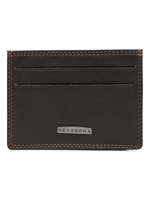 Porta carte - stop rfid - pelle sensation hexagona - Kiabi