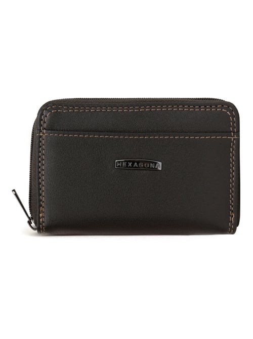 Porta carte - stop rfid - pelle sensation hexagona - Kiabi