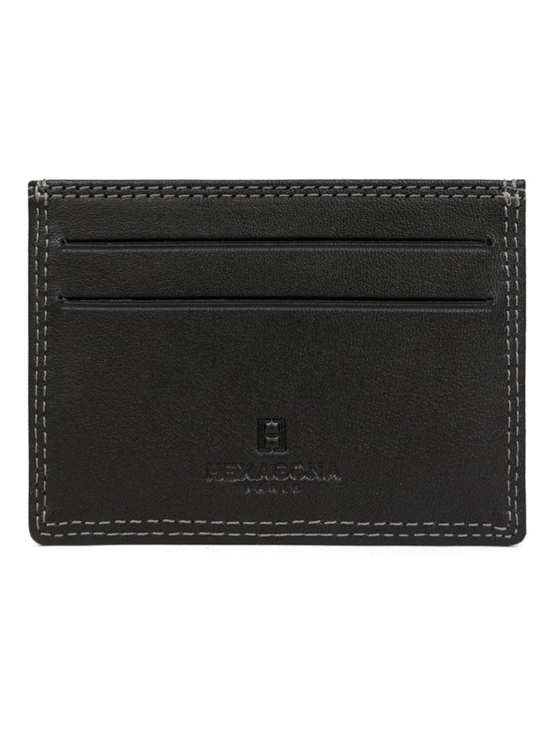 Porta carte - stop rfid - pelle sensation hexagona Nero - Kiabi