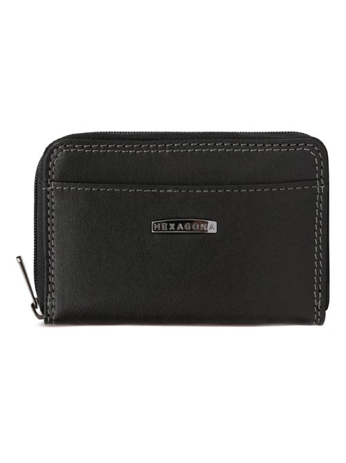 Porta carte - stop rfid - pelle sensation hexagona - Kiabi
