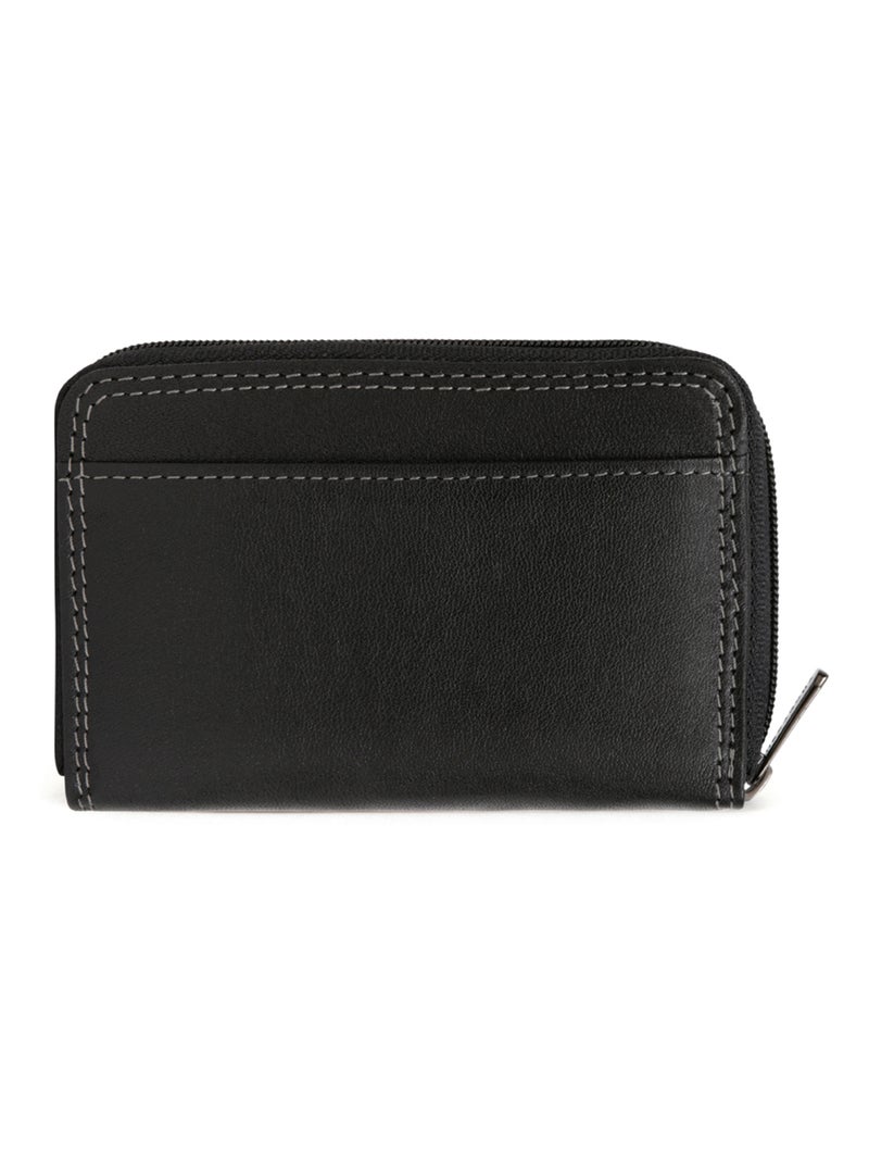 Porta carte - stop rfid - pelle sensation hexagona Nero - Kiabi