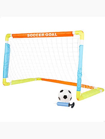Porta da calcio per bambini con pallone, gonfiatore e picchetti fun area!