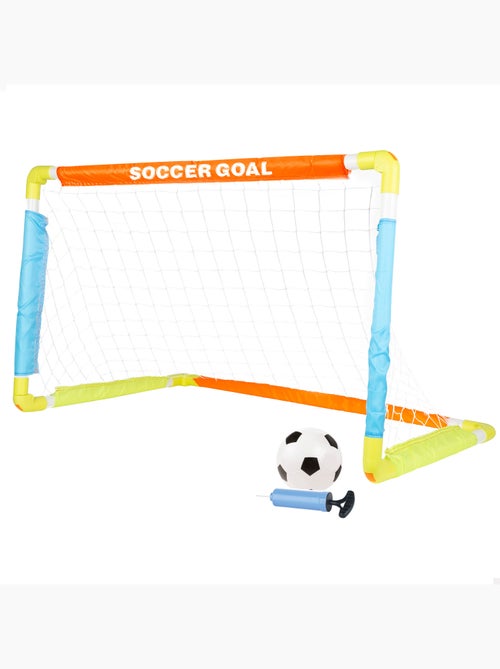 Porta da calcio per bambini con pallone, gonfiatore e picchetti fun area! - Kiabi