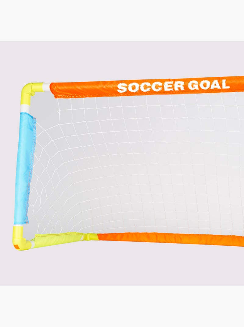 Porta da calcio per bambini con pallone, gonfiatore e picchetti fun area! N/D - Kiabi