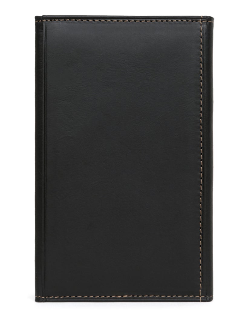Porta-documenti - 2 ante - pelle félin hexagona Nero - Kiabi