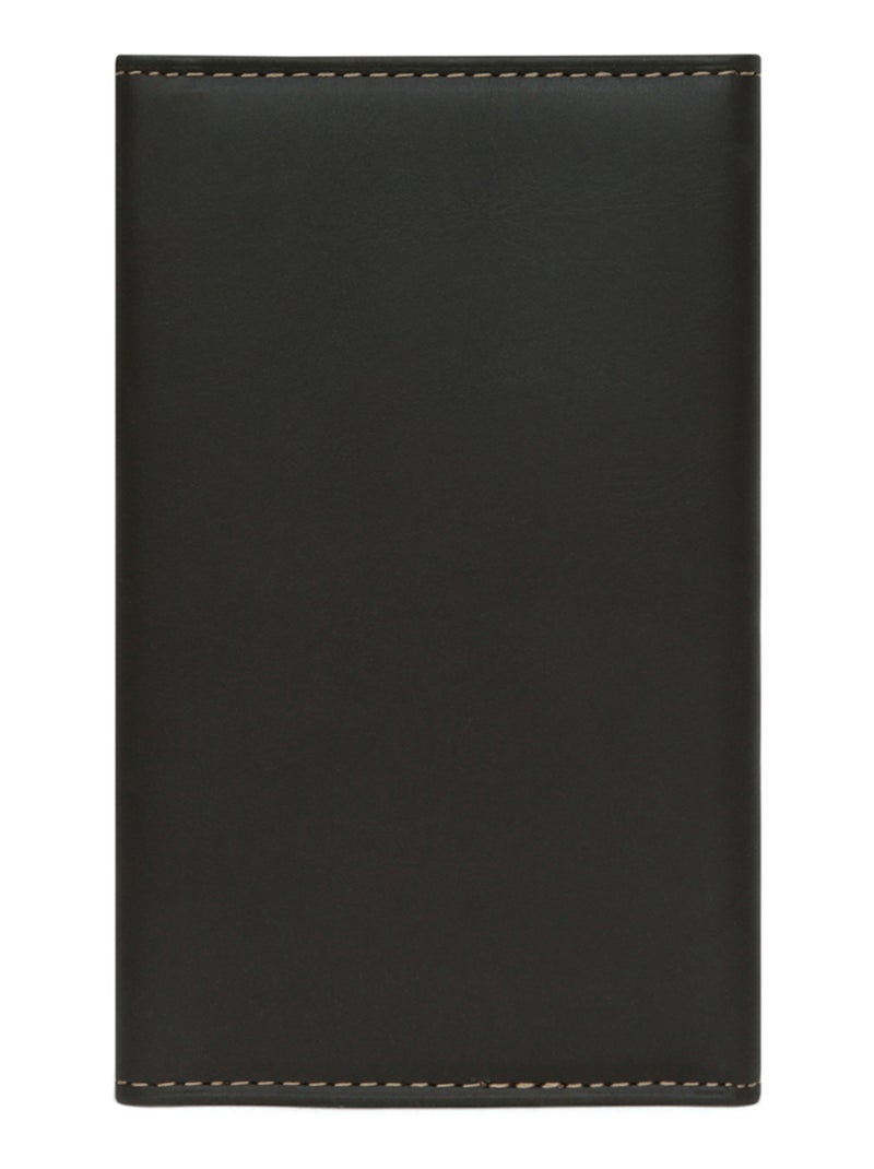 Porta-documenti - 3 ante - pelle félin hexagona Nero - Kiabi