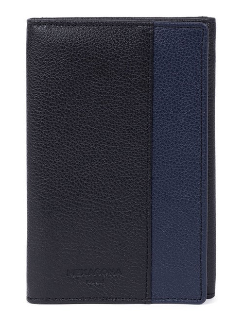 Porta-documenti - 3 ante - Stop RFID - Pelle DUO - Kiabi