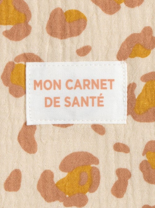 Porta libretto sanitario in garza di cotone con fantasia leopardata per - SAUTHON - Kiabi