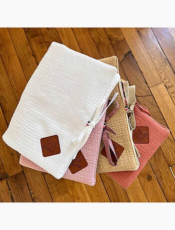 Porta libretto sanitario in garza di cotone | sevira kids | sevira kids