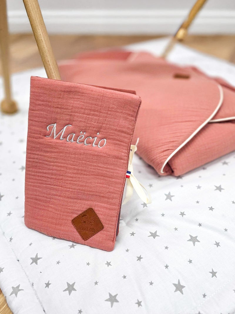 Porta libretto sanitario in garza di cotone | sevira kids | sevira kids Marrone - Kiabi