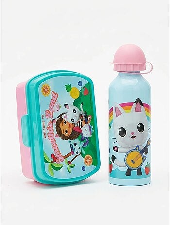 Porta panino e borraccia 400 ml gabby's dollhouse