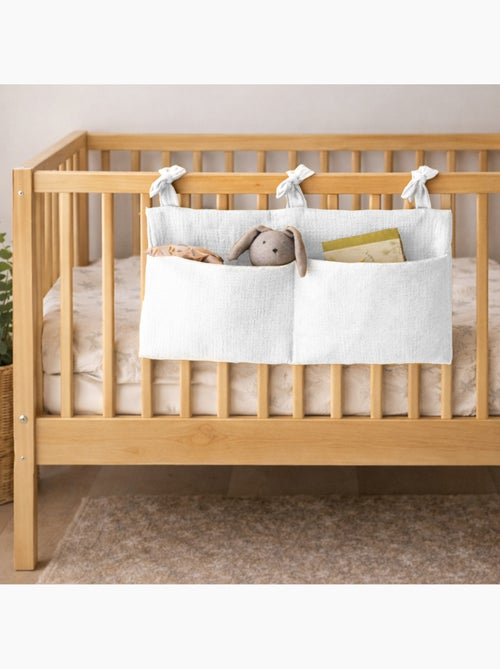 Porta-peluche in cotone biologico bianco - Kiabi