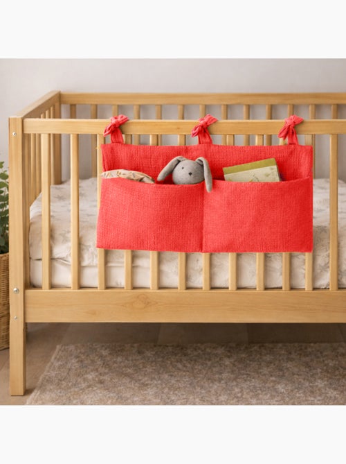 Porta-peluche in cotone biologico fragola - Kiabi