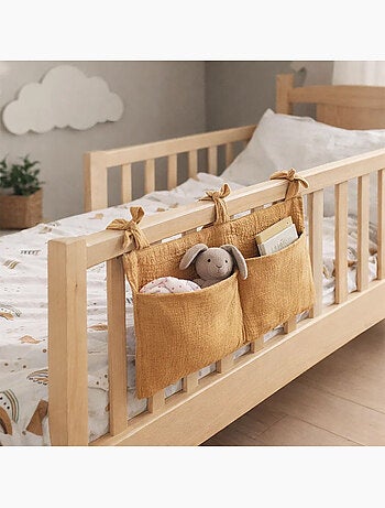 Porta-peluche in cotone biologico miele