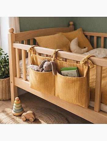 Porta-peluche in cotone biologico miele