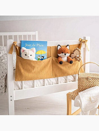 Porta-peluche in cotone biologico miele