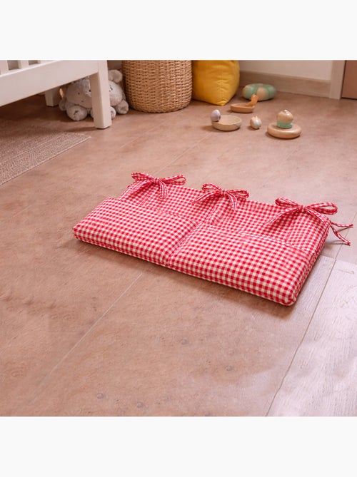 Porta-peluche in cotone biologico vichy - Kiabi