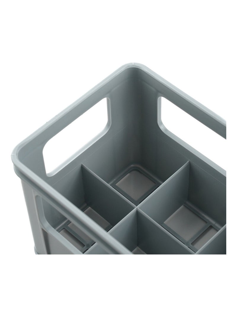 Portabiberon Thermobaby grigio per 6 biberon in polipropilene Prodotto in Francia Grigio - Kiabi