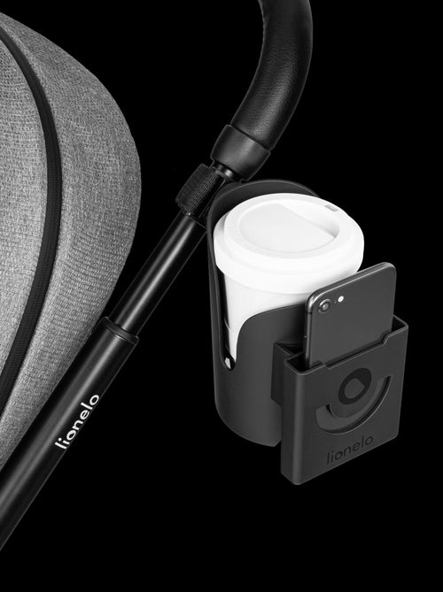 Portabicchieri e portacellulare per passeggino - LIONELO Ove - 360° - Montaggio facile senza attrezz - Kiabi