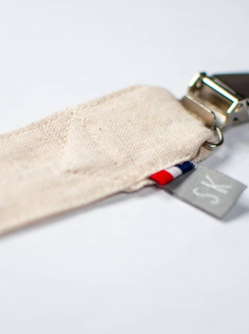 Portaciuccio personalizzabile in lino lavato | SEVIRA KIDS - Kiabi