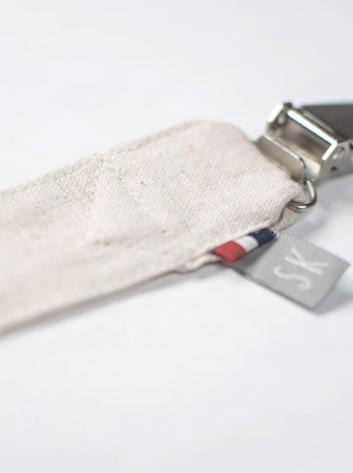 Portaciuccio personalizzabile in lino lavato | SEVIRA KIDS - Kiabi