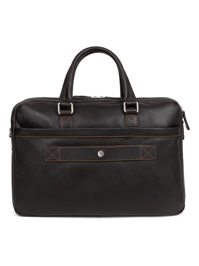 Portadocumenti - 17" & a4 - pelle félin hexagona Marrone - Kiabi
