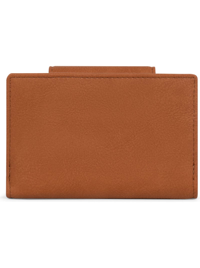 Portafoglio - 2 scomparti - stop rfid moly hexagona Marrone caramello - Kiabi