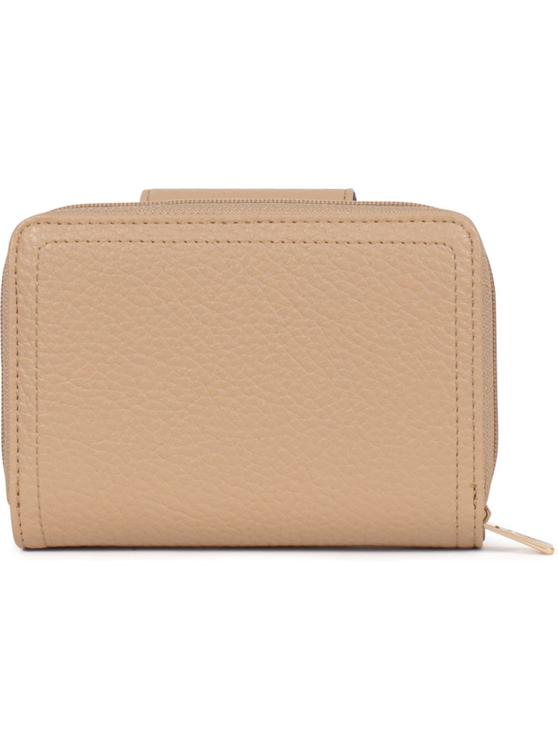 Portafoglio - 2 scomparti - stop rfid zora hexagona Beige sabbia - Kiabi