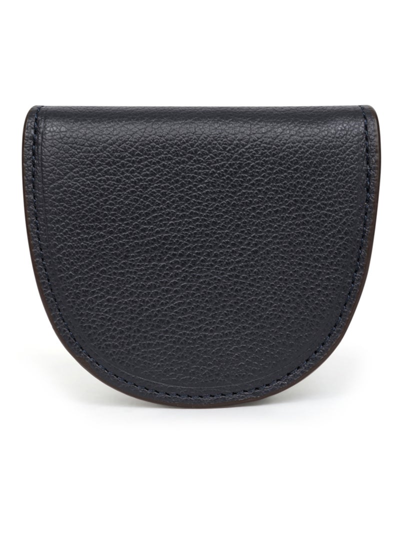 Portafoglio - pelle confort hexagona Blu marino - Kiabi