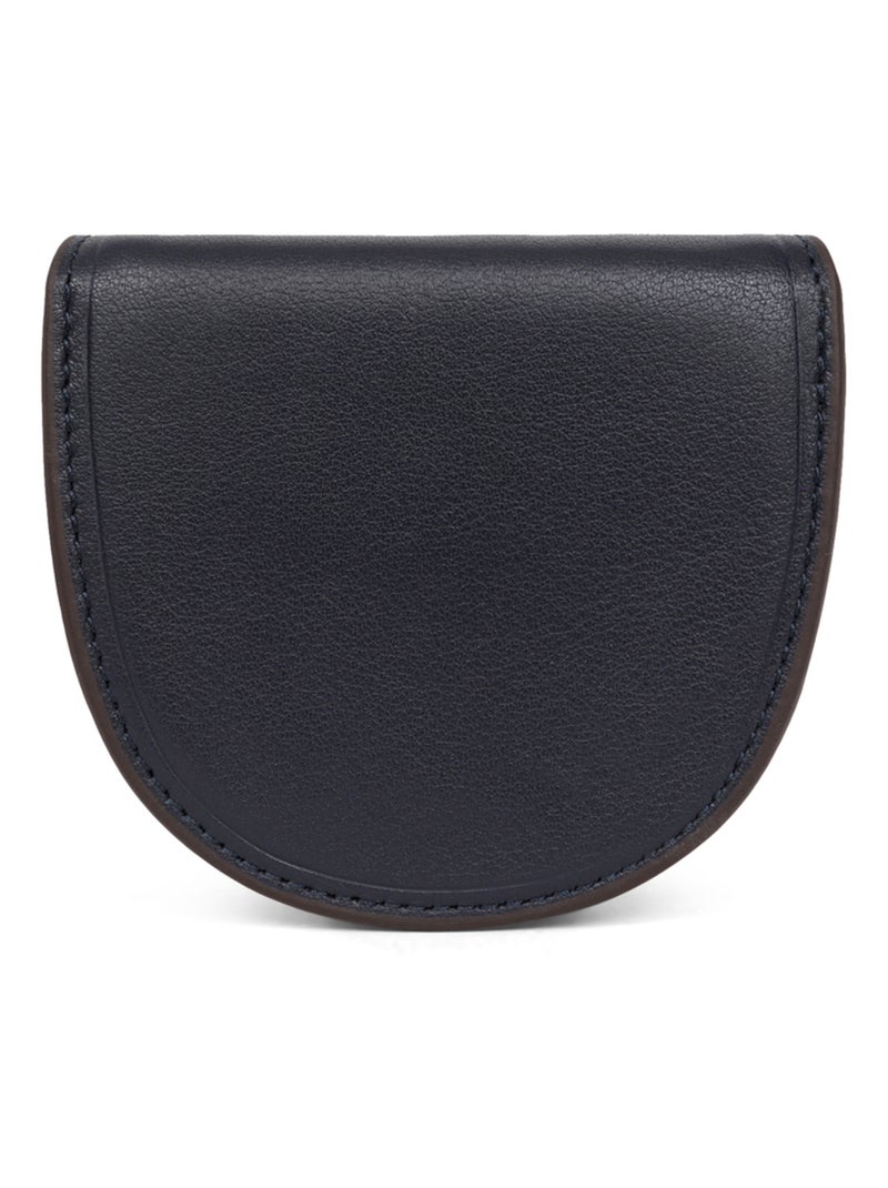 Portafoglio - pelle soft hexagona Blu marino - Kiabi