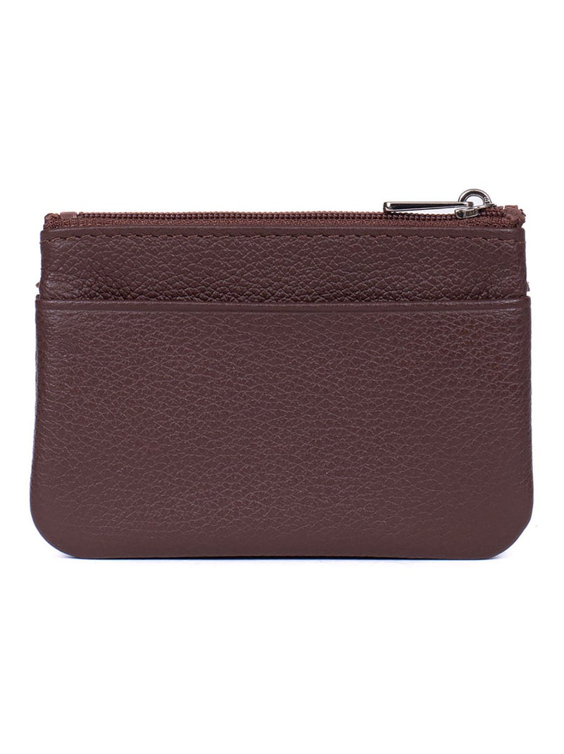 Portafoglio - stop rfid - pelle confort hexagona Marrone cioccolato - Kiabi