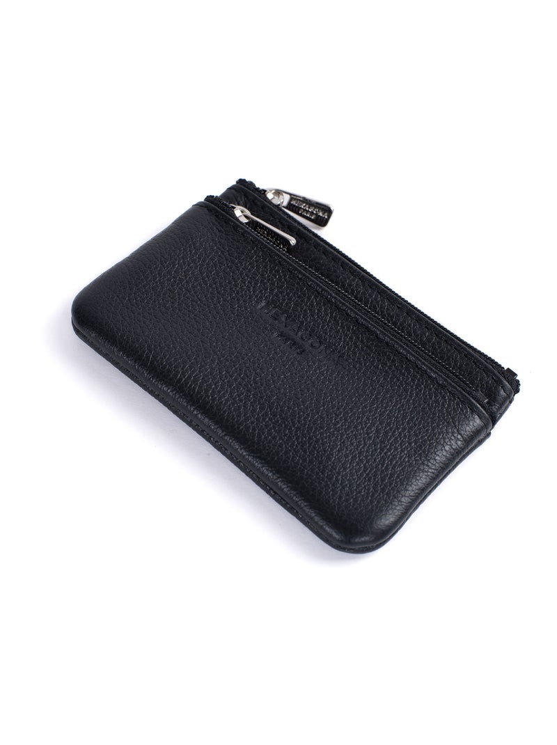 Portafoglio - stop rfid - pelle confort hexagona Nero - Kiabi