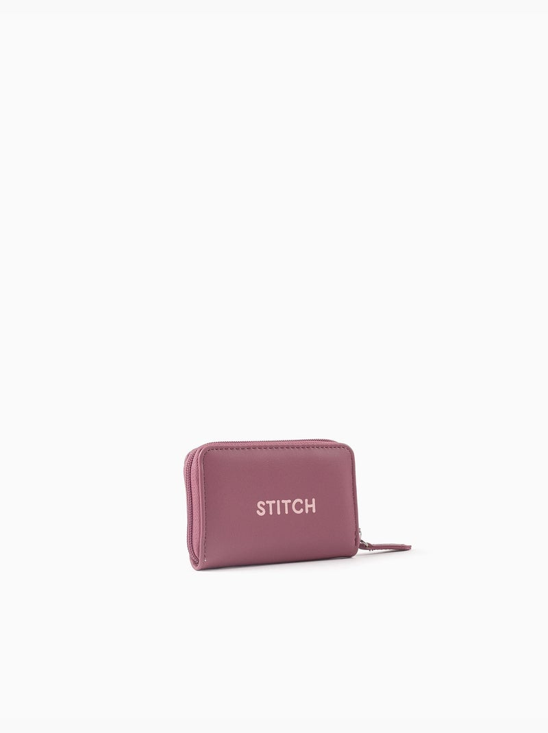 Portafoglio con stampa stitch Rosa scuro - Kiabi