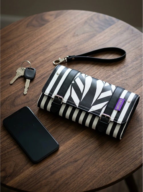 Portafoglio con zip compatto 19 cm beetlejuice warner bros - Kiabi