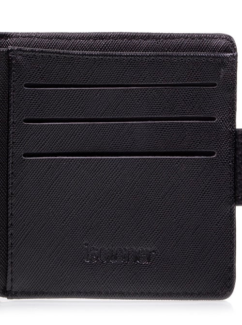 Portafoglio da uomo con patta e linguetta neroSMARTTRUNCPROTEZIONE RFID  Isotoner - Kiabi