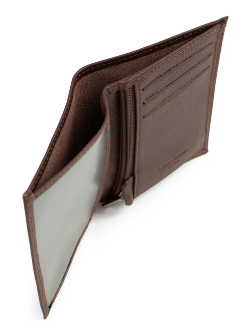 Portafoglio europeo - 1 ante - Pelle CONFORT - Kiabi