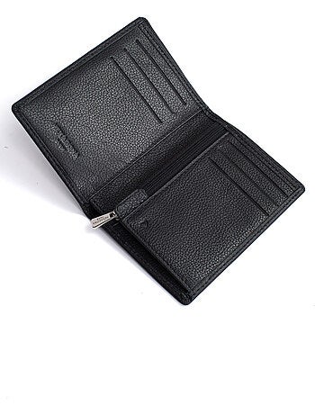 Portafoglio europeo - 1 ante - Stop RFID - Pelle di vitello CONFORT