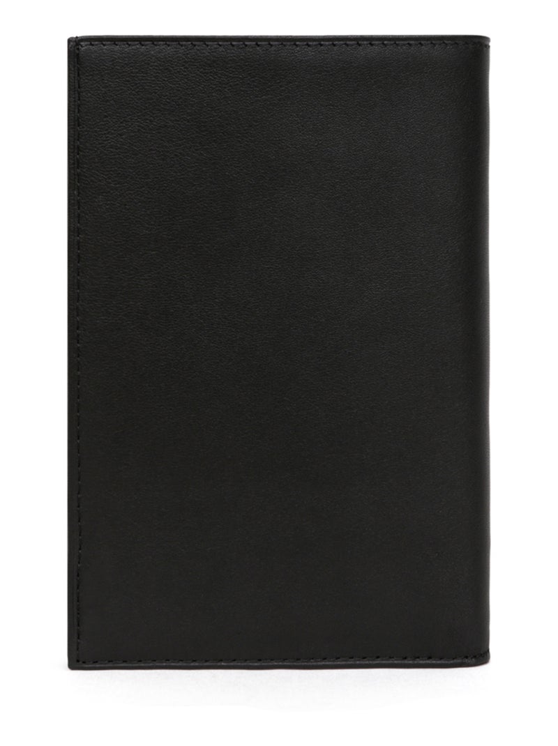 Portafoglio europeo - 2 ante - pelle soft hexagona Nero - Kiabi